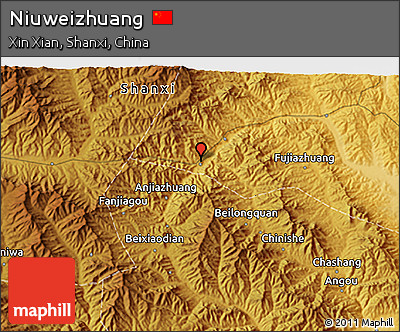 Physical 3D Map of Niuweizhuang