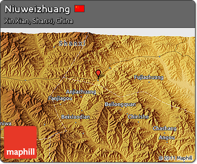 Physical 3D Map of Niuweizhuang