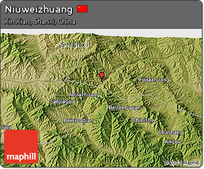 Satellite 3D Map of Niuweizhuang
