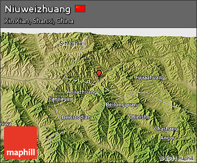 Satellite 3D Map of Niuweizhuang