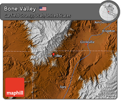 Physical Map of Bone Valley
