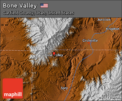 Physical Map of Bone Valley