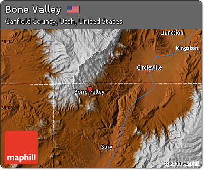 Physical Map of Bone Valley
