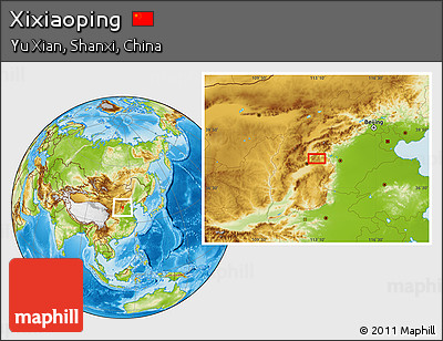 Physical Location Map of Xixiaoping