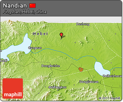 Physical 3D Map of Nandian