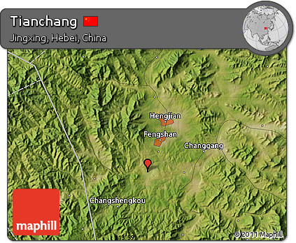Satellite Map of Tianchang