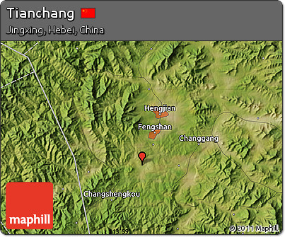 Satellite Map of Tianchang