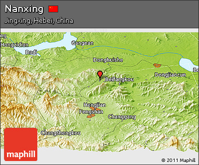 Physical Panoramic Map of Nanxing