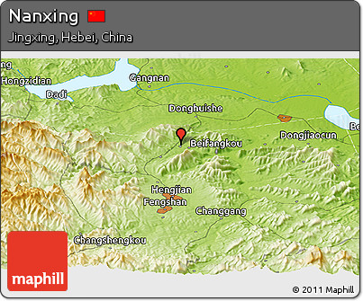 Physical Panoramic Map of Nanxing