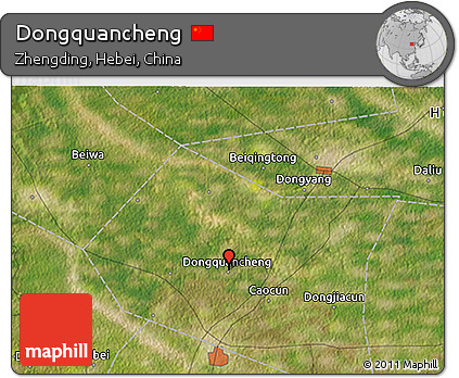 Satellite 3D Map of Dongquancheng