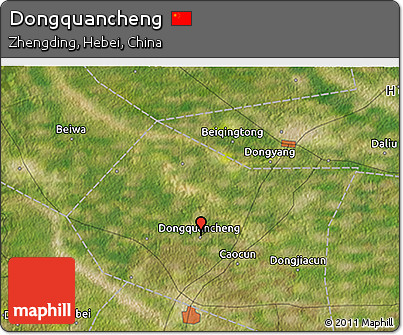 Satellite 3D Map of Dongquancheng