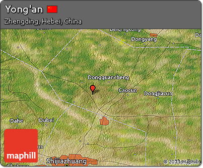 Satellite 3D Map of Yong'an