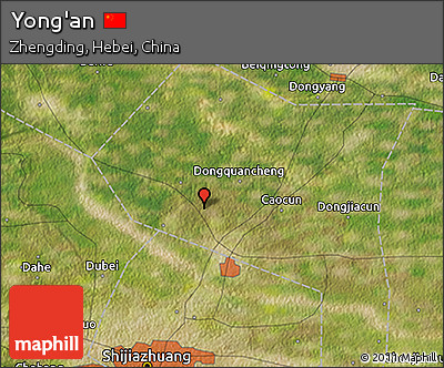 Satellite 3D Map of Yong'an