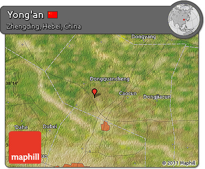 Satellite Map of Yong'an