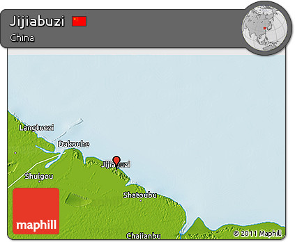 Physical 3D Map of Jijiabuzi