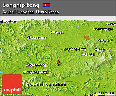 Physical 3D Map of Songnip-tong
