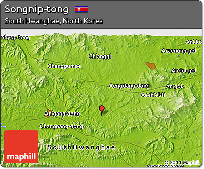 Physical 3D Map of Songnip-tong