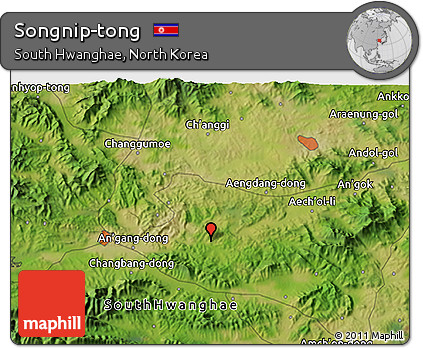 Satellite 3D Map of Songnip-tong
