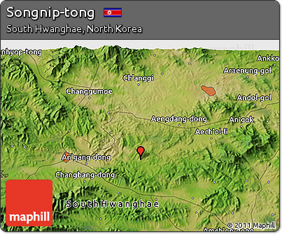 Satellite 3D Map of Songnip-tong