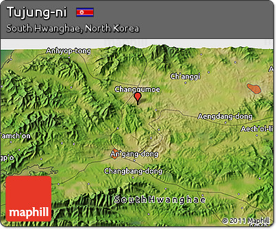 Satellite 3D Map of Tujung-ni