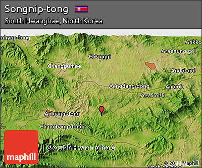 Satellite 3D Map of Songnip-tong