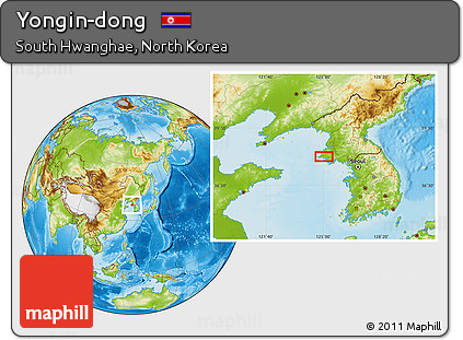 Physical Location Map of Yongin-dong
