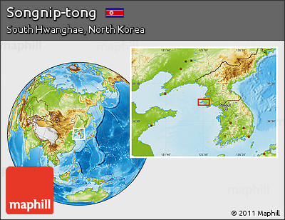 Physical Location Map of Songnip-tong