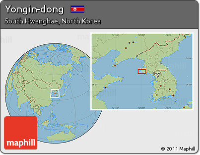 Savanna Style Location Map of Yongin-dong