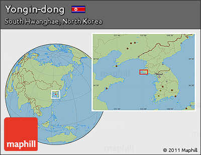 Savanna Style Location Map of Yongin-dong