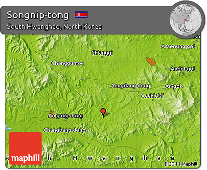 Physical Map of Songnip-tong