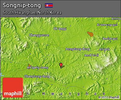 Physical Map of Songnip-tong