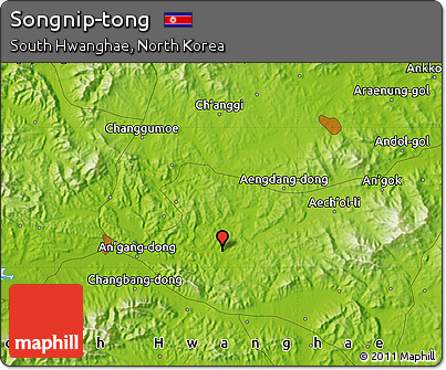 Physical Map of Songnip-tong