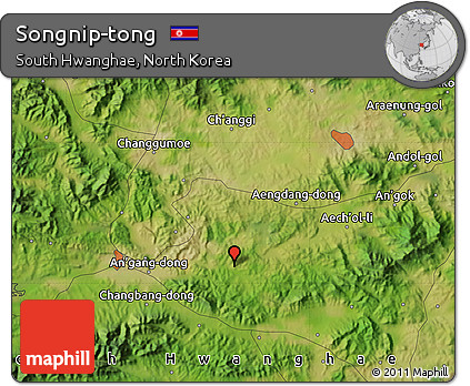 Satellite Map of Songnip-tong