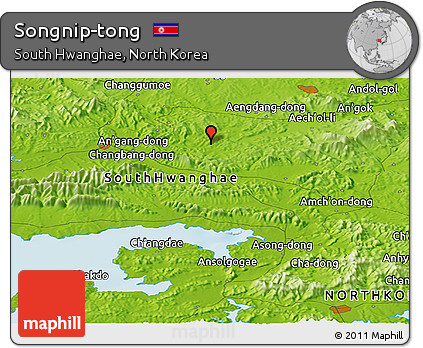 Physical Panoramic Map of Songnip-tong