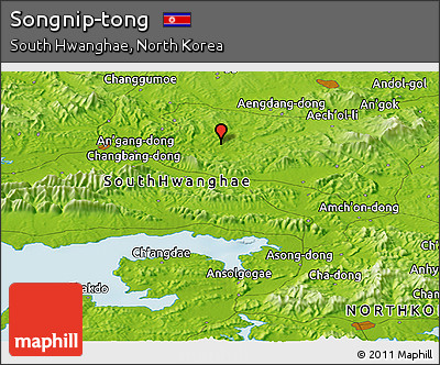 Physical Panoramic Map of Songnip-tong