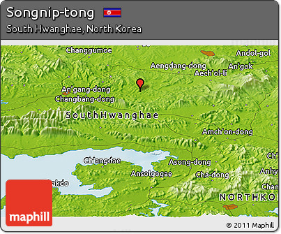 Physical Panoramic Map of Songnip-tong