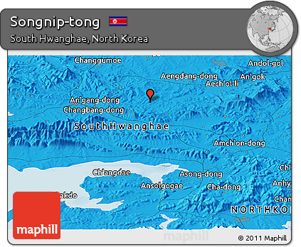 Political Panoramic Map of Songnip-tong