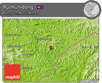 Physical 3D Map of Pulmun-dong