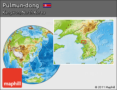 Physical Location Map of Pulmun-dong