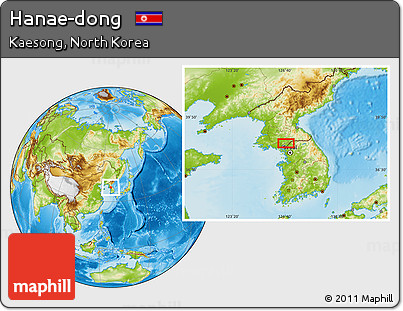 Physical Location Map of Hanae-dong