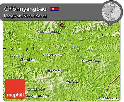 Physical Map of Ch'ŏnnyangbau