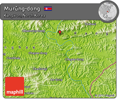 Physical Map of Murŭng-dong