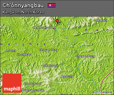 Physical Map of Ch'ŏnnyangbau