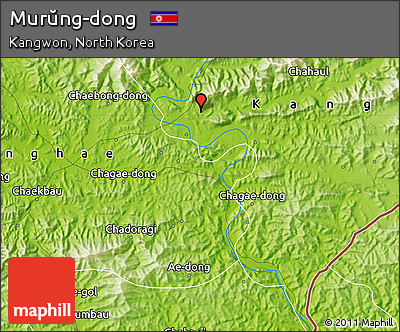 Physical Map of Murŭng-dong