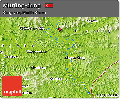 Physical Map of Murŭng-dong
