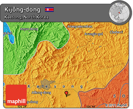 Political Map of Kijŏng-dong