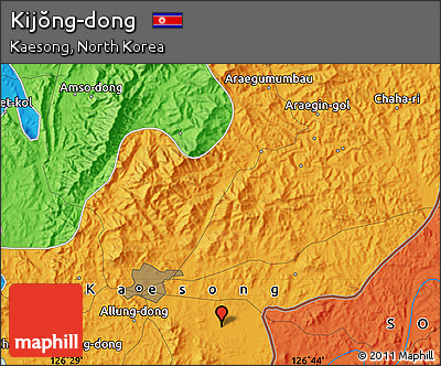 Political Map of Kijŏng-dong