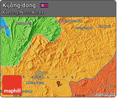 Political Map of Kijŏng-dong