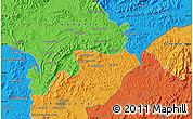 Political Map of Chaebong-dong