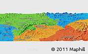 Political Panoramic Map of Ch'ŏngdam-dong